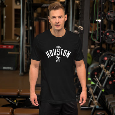 100% Houston Short-Sleeve Unisex T-Shirt W/L