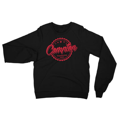 100%  Compton Unisex California Fleece Raglan Sweatshirt Game/R