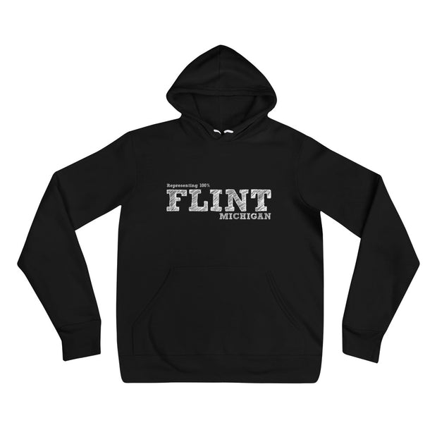 Flint Unisex hoodie/ White