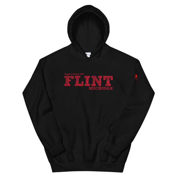 Flint Unisex Hoodie/ Red
