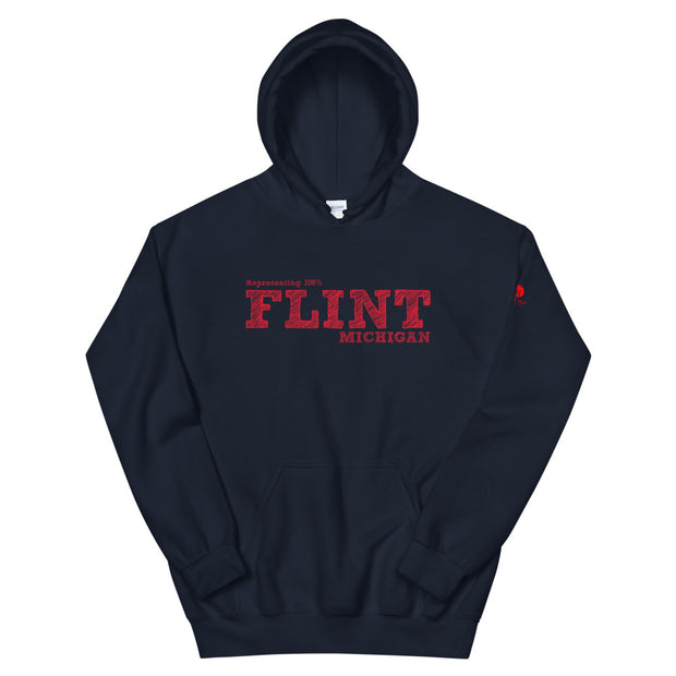 Flint Unisex Hoodie/ Red